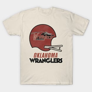 Defunct Oklahoma Wranglers Football Team T-Shirt